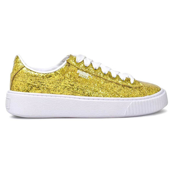 Puma Basket Platform Glitter Womens Style : 364093