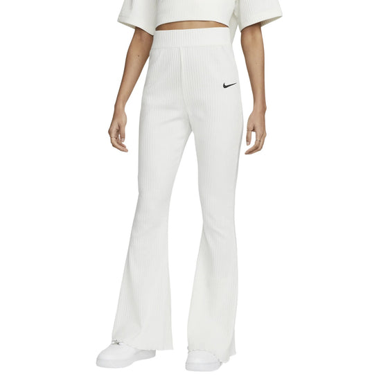 Nike Sportswear Women's High-waisted Ribbed Jersey Flared Pants Womens Style : Dv7868