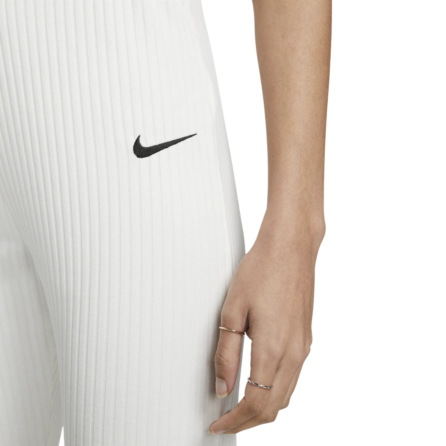 Nike Sportswear Women's High-waisted Ribbed Jersey Flared Pants Womens Style : Dv7868