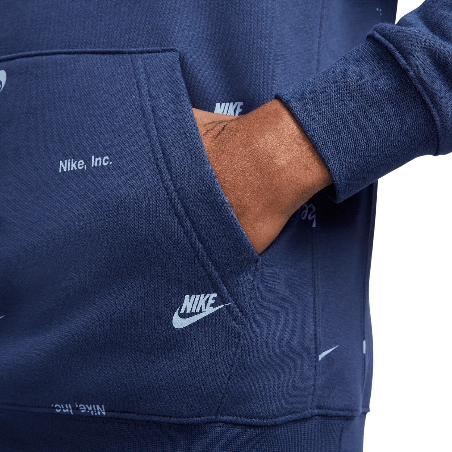 Nike Club Fleece Men's Allover Print Pullover Hoodie Mens Style : Fb7434