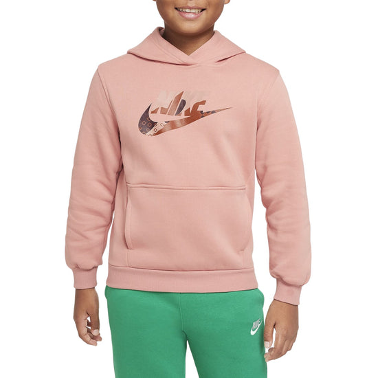 Nike Sportswear Club Fleece Big Kids' Graphic Hoodie Big Kids Style : Fd3170