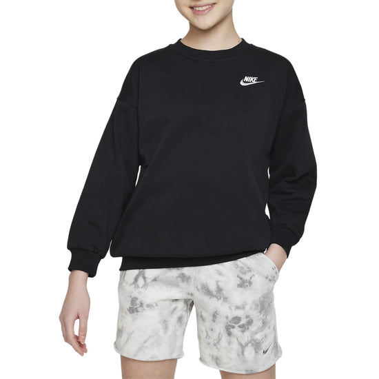 Nike Sportswear Club Fleece Older Kids' (Girls') Oversized Sweatshirt Big Kids Style : Fd2923