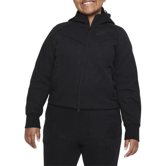 Nike Sportswear Tech Fleece Older Kids' (Girls') Full-zip Hoodie (Extended Size) Big Kids Style : Fd2980