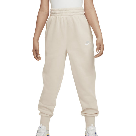 Nike Sportswear Club Fleece Older Kids' (Girls') High-waisted Fitted Trousers Big Kids Style : Fd2921