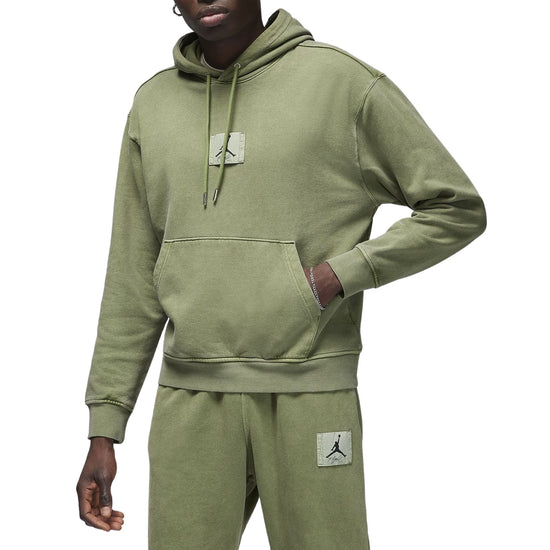 Jordan Essentials Men's Statement Fleece Washed Pullover Hoodie Mens Style : Fb7290