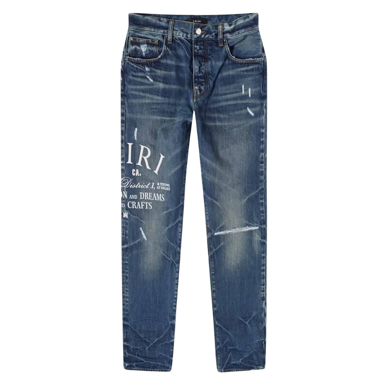 Amiri Arts District Straight Fit Jeans Mens Style : Pf23mdf023