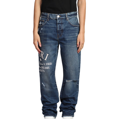 Amiri Arts District Straight Fit Jeans Mens Style : Pf23mdf023