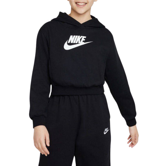 Nike  Sportswear Club Fleece Older Kids' (Girls') Crop Hoodie Big Kids Style : Fd2925