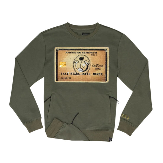 Civilized American Scheme'n Crewneck Sweatshirt Mens Style : Cv1299