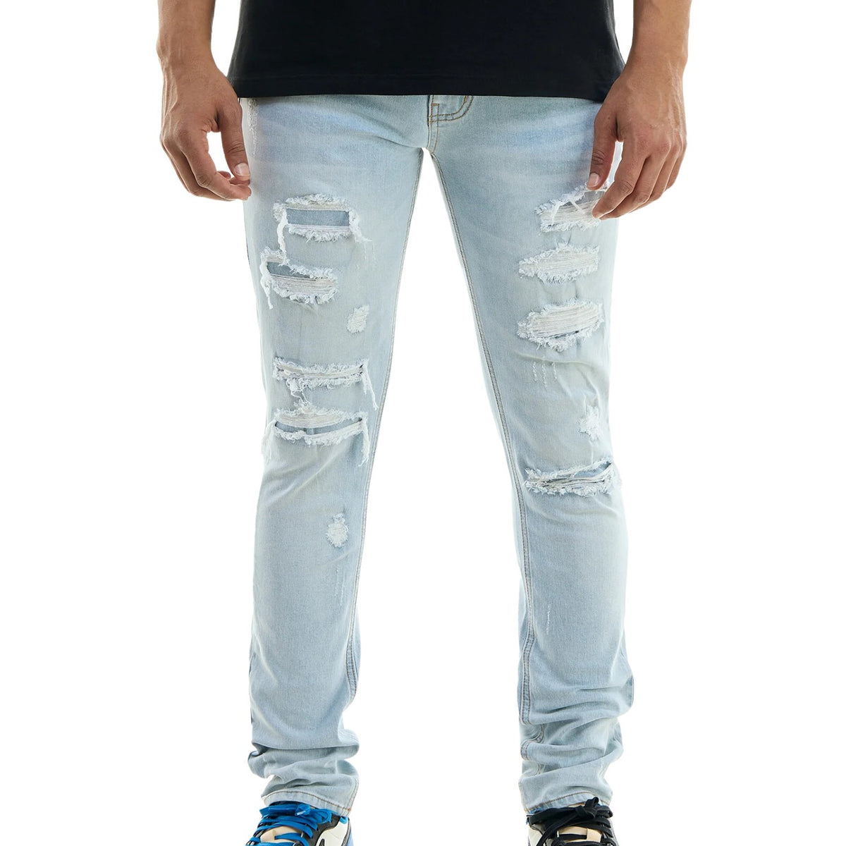 Kdnk Distressed Jeans Mens Style : Knd4562