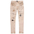 Purple-brand Heavy Repair With Plaid Patch Jeans Mens Style : P001-bgrp422