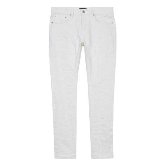 Purple-brand White Flocked Snake Jeans Mens Style : P001-wwfs123