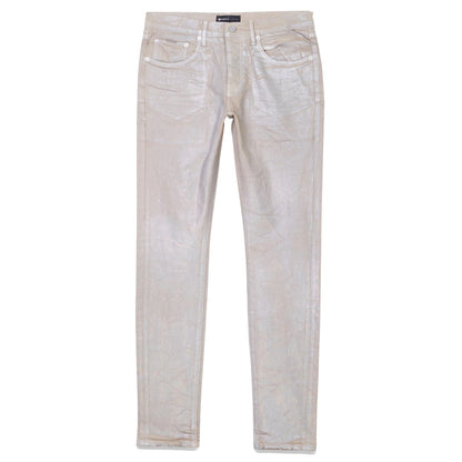 Purple-brand  Low Rise Skinny Jean - Sand Iridescent Pearl Mens Style : P001-swip322