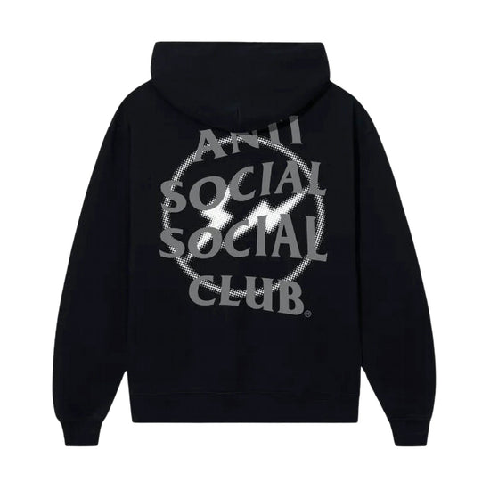 Anti Social Social Club X Fragment Design Half Tone Logo Hoodie Mens Style : Assc-fdhtlh