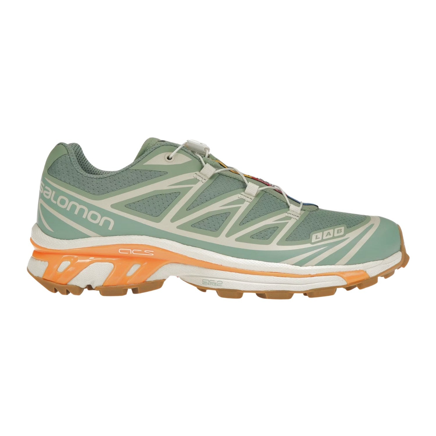 Salomon XT-6 Granite Green Blazing Orange