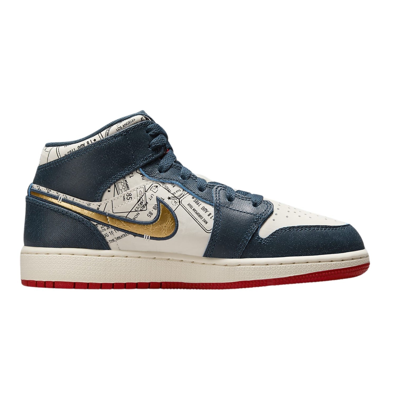 Air Jordan 1 Mid Se (Gs) Big Kids Style : Fn1353