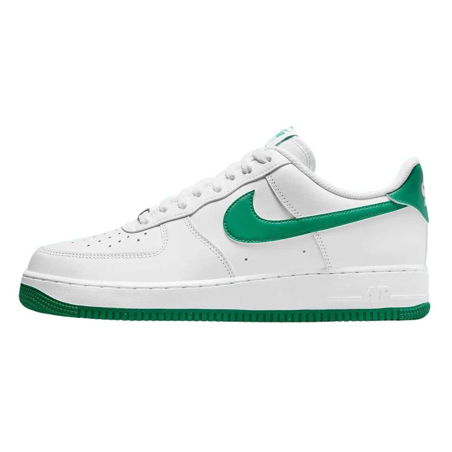 white air force 1 green swoosh