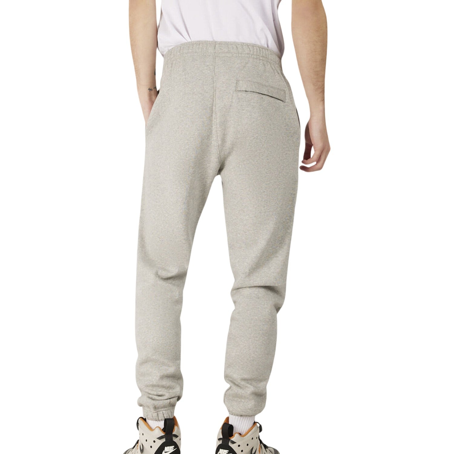 nike club cuffed fleece pants grey
