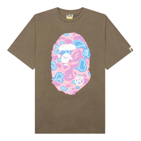 A Bathing Ape Liquid Camo Bape Sta Logo Tee Mens Style : 1k30110030