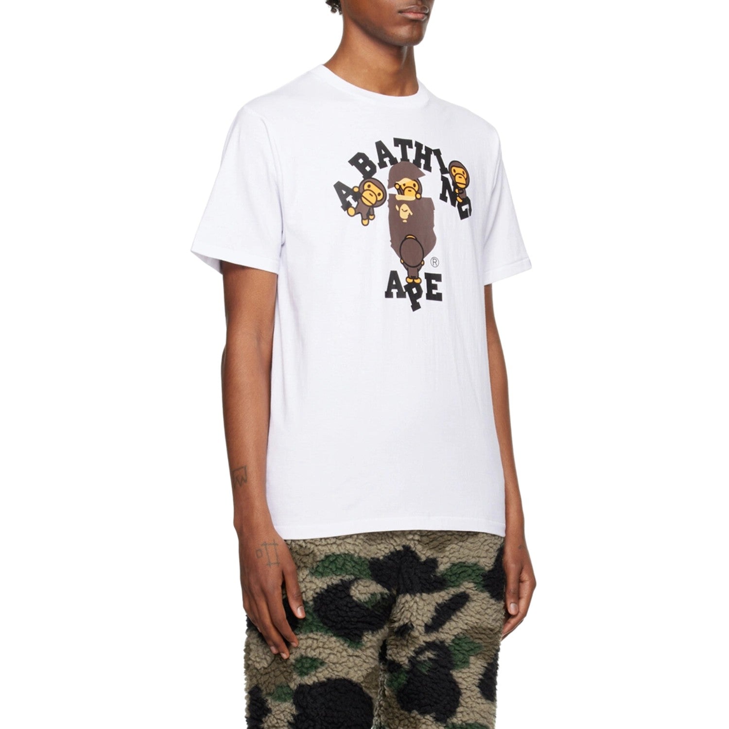 A Bathing Ape College Milo Tee Mens Style : Bape-cmt