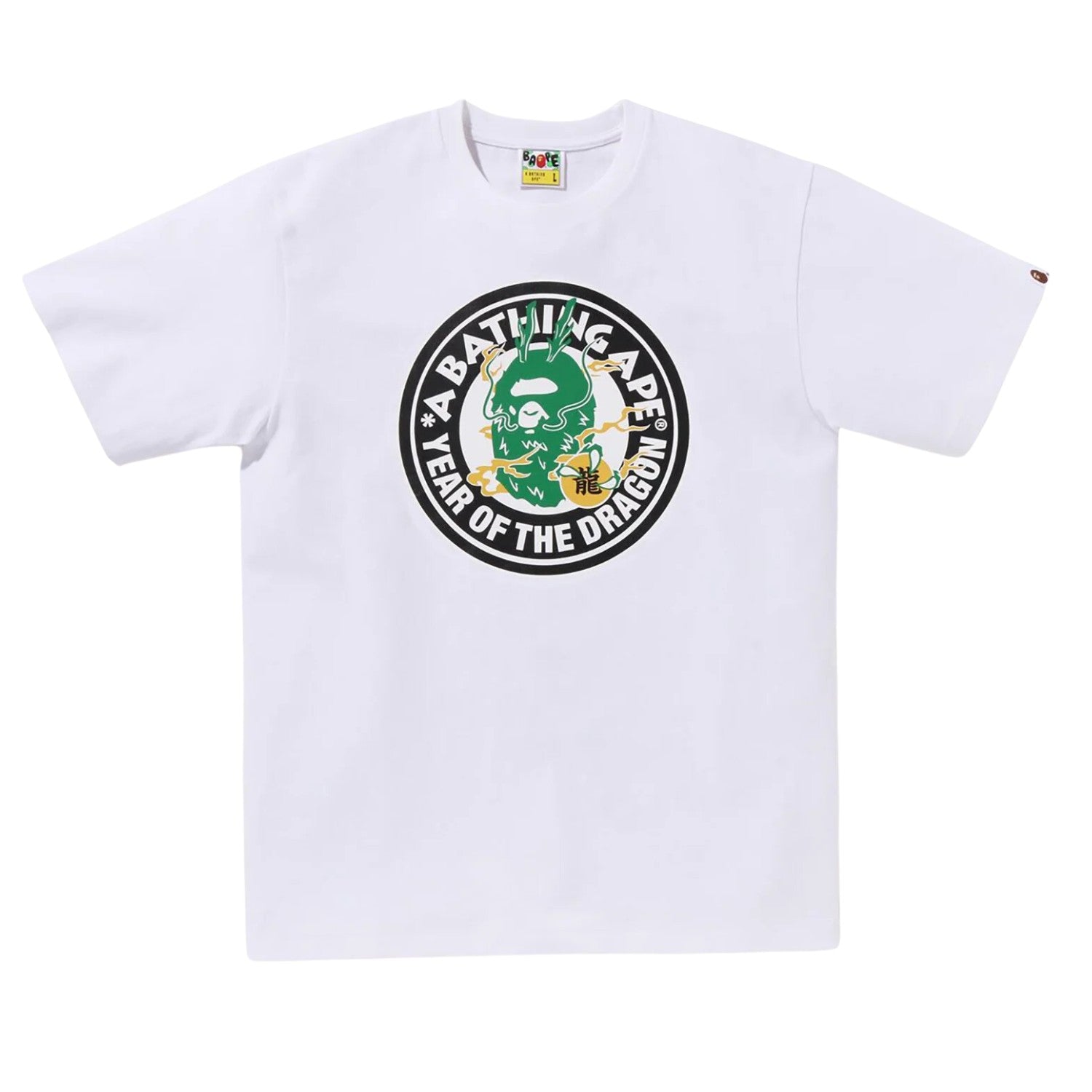 A Bathing Ape Year Of The Dragon College Tee Mens Style : Bape-yodt