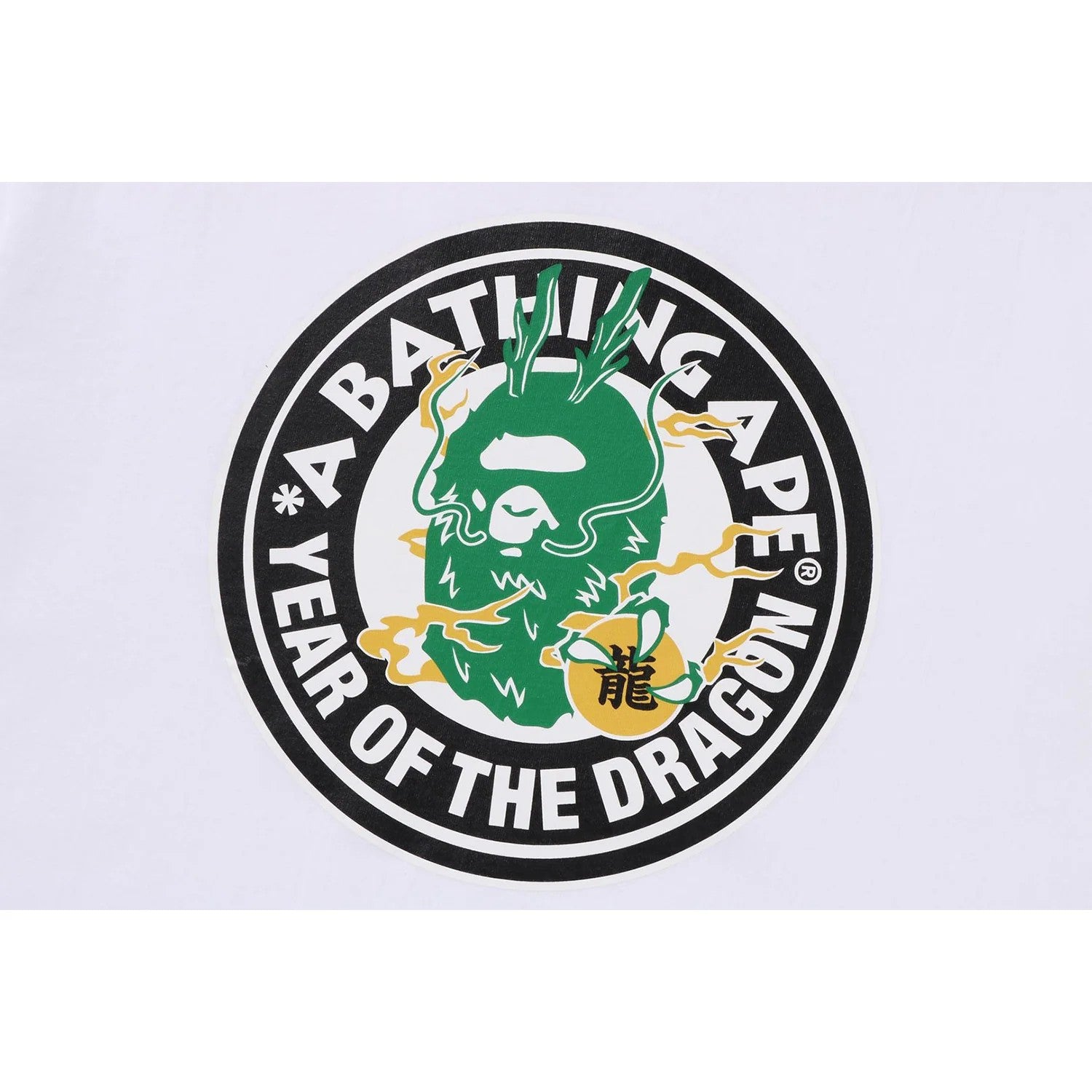 A Bathing Ape Year Of The Dragon College Tee Mens Style : Bape-yodt