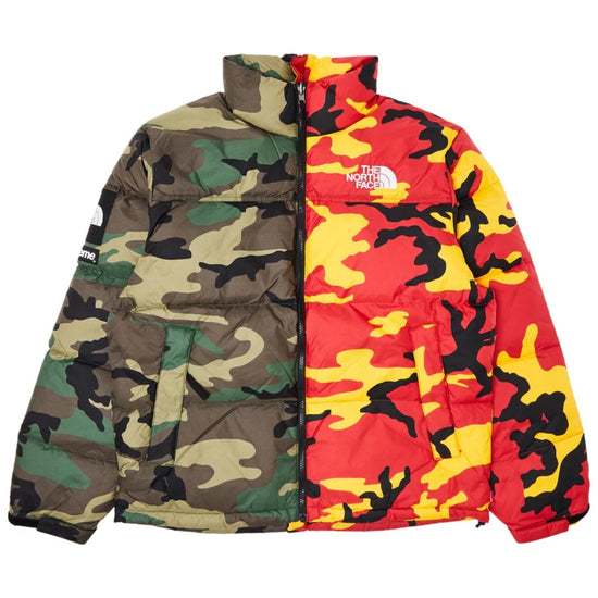North Face Supreme The North Face Split Nuptse Jacket Mens Style : Nf0a875fq1i