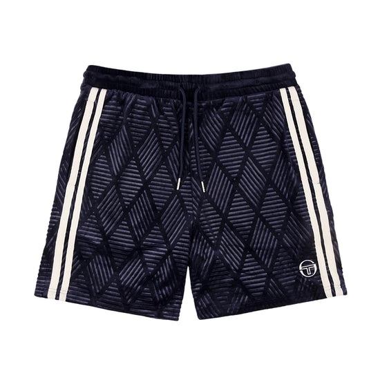 Sergio Tacchini Debossed Velour Short Mens Style : Sts24m50872