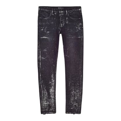 Purple-brand Silver Oil Coated Jeans Mens Style : P001-bwsc222