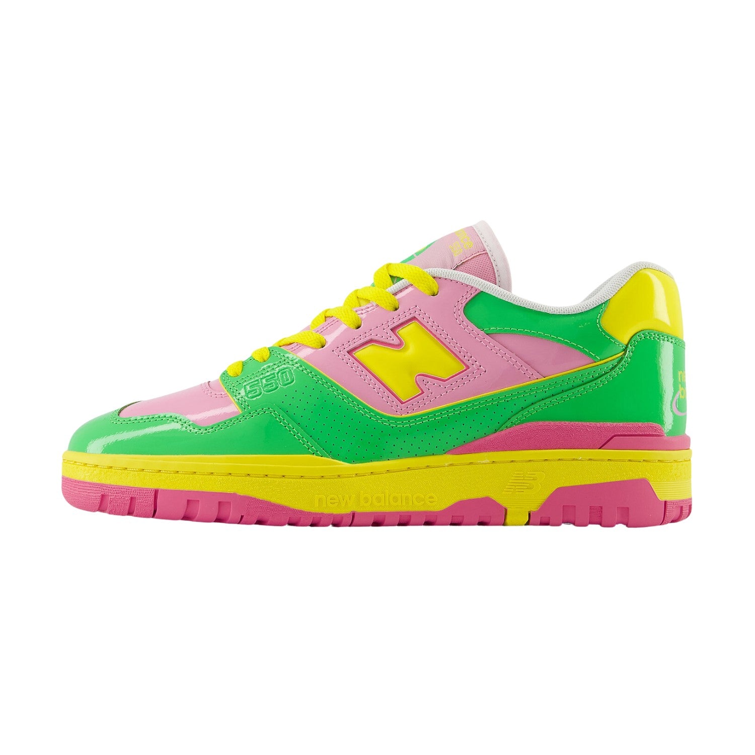 New Balance 550 Y2K Patent Leather Pack Pink Green