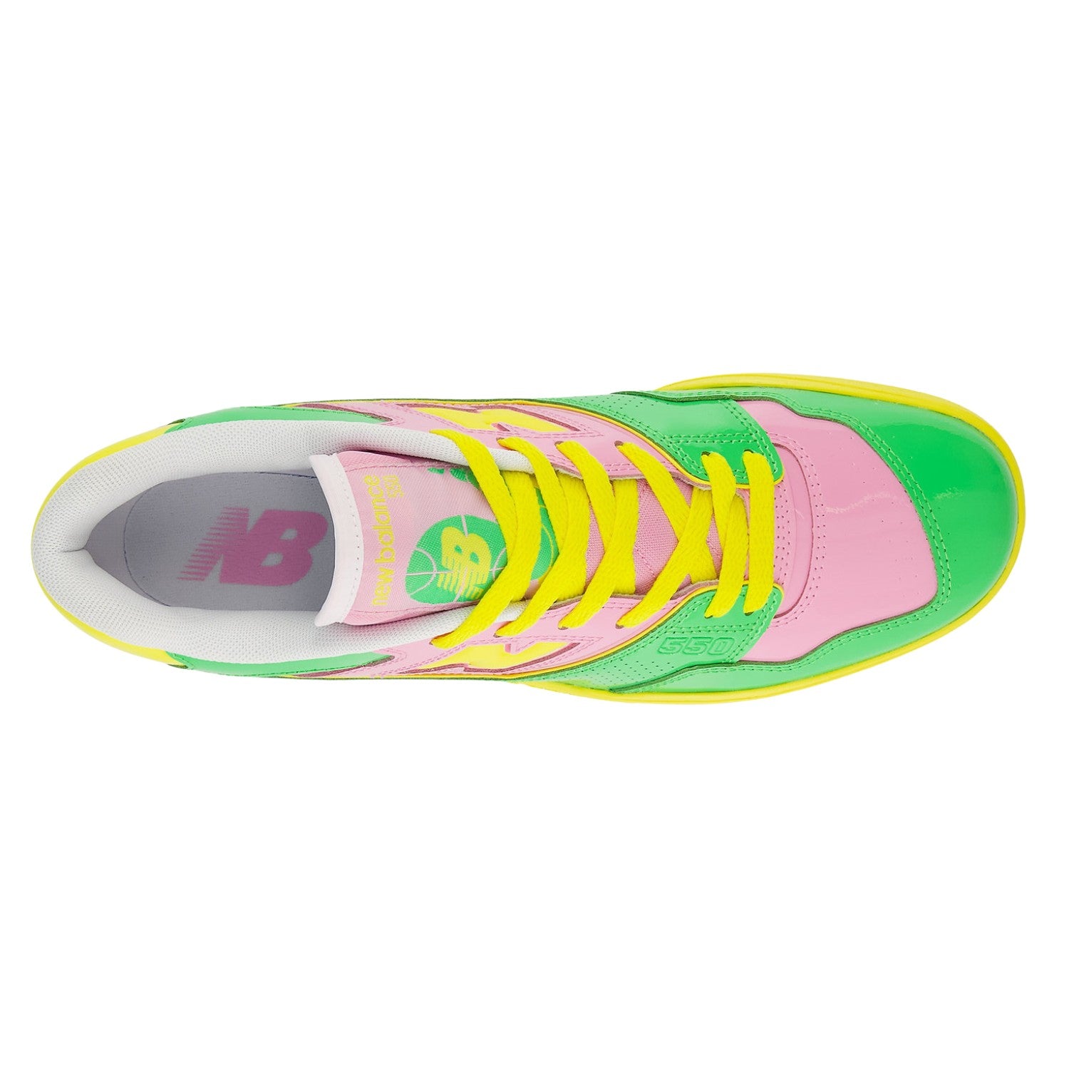 New Balance 550 Y2K Patent Leather Pack Pink Green