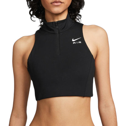 Nike Womens Air Dri-fit Swoosh Mock Zip Bra  Womens Style : Do6869