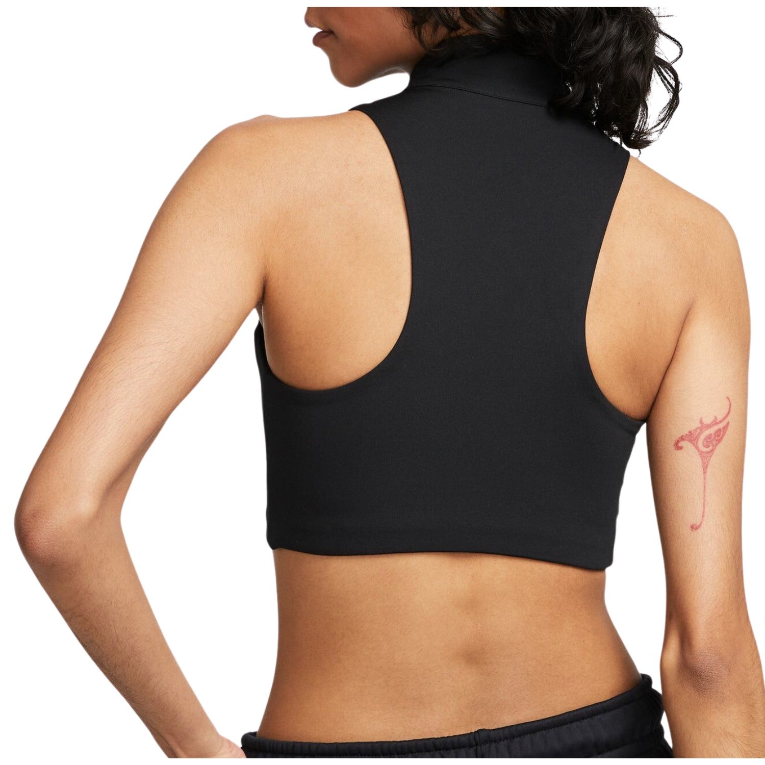 Nike Womens Air Dri-fit Swoosh Mock Zip Bra  Womens Style : Do6869