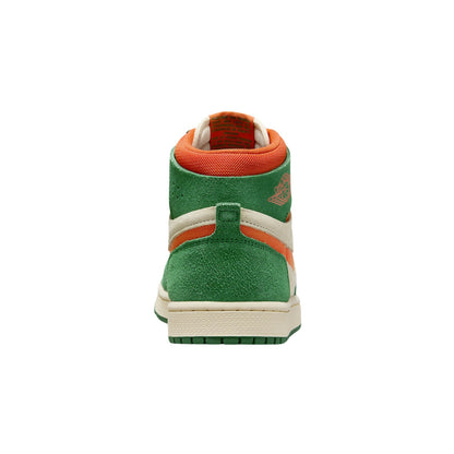 Jordan 1 High Zoom Air CMFT 2 Pine Green Orange Blaze (Women&