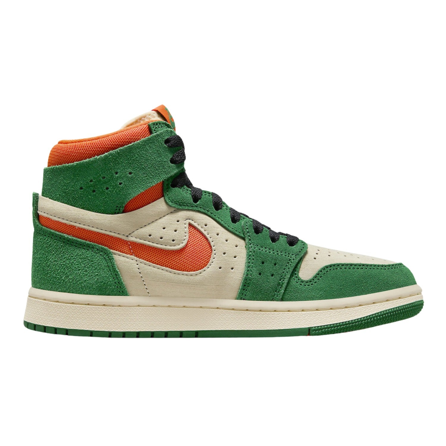 Jordan 1 High Zoom Air CMFT 2 Pine Green Orange Blaze (Women&