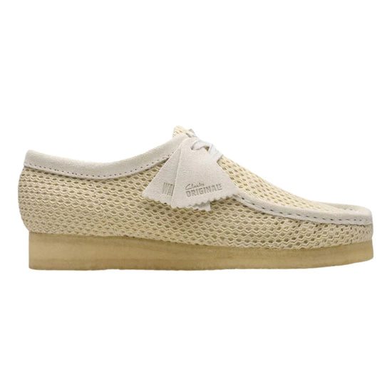 Clarks Originals Wallabee Off White Mesh