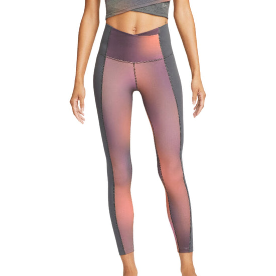 Nike Womens Nike Yoga Dri-fit High-rise 7/8 Length Tight Fit Leggings Womens Style : Dq6427