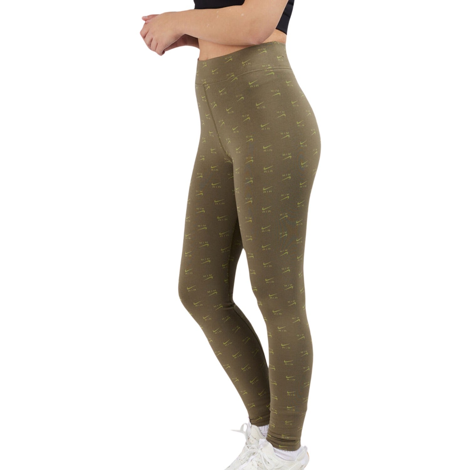 Nike Womens Nike Sports Wear Air Tight Fit High-rise Full Length Printed Leggings Womens Style : Dq6573
