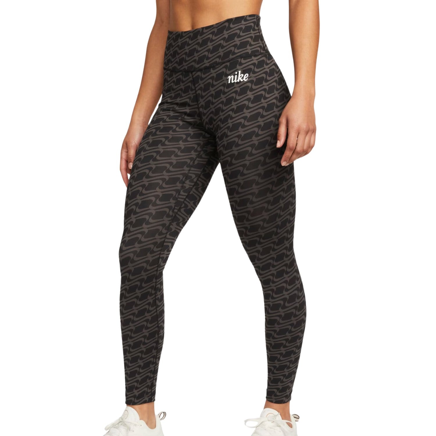 Nike Womens Nike One Dri-fit High-rise 7/8 Length Tight Fit Leggings Womens Style : Dq6403