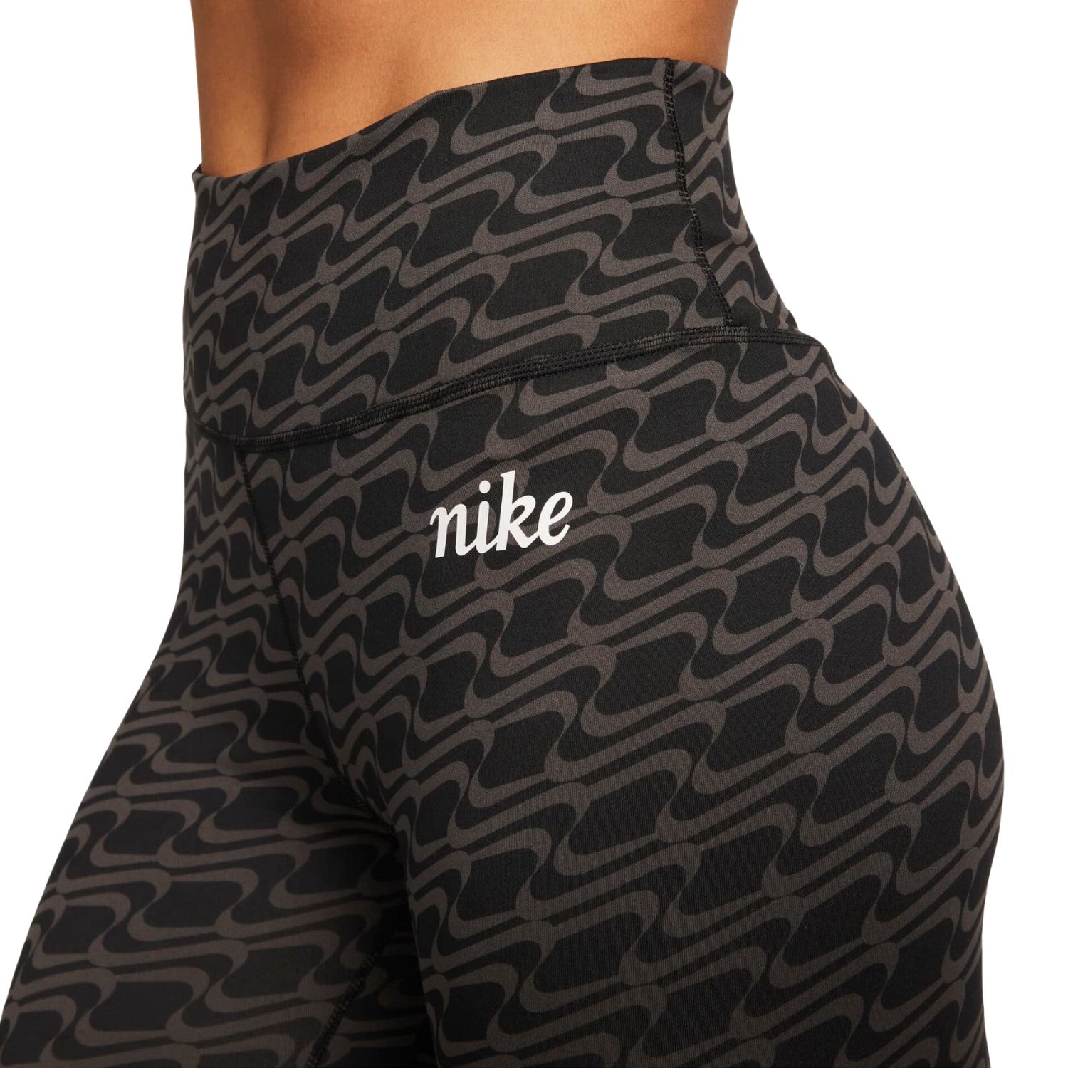 Nike Womens Nike One Dri-fit High-rise 7/8 Length Tight Fit Leggings Womens Style : Dq6403