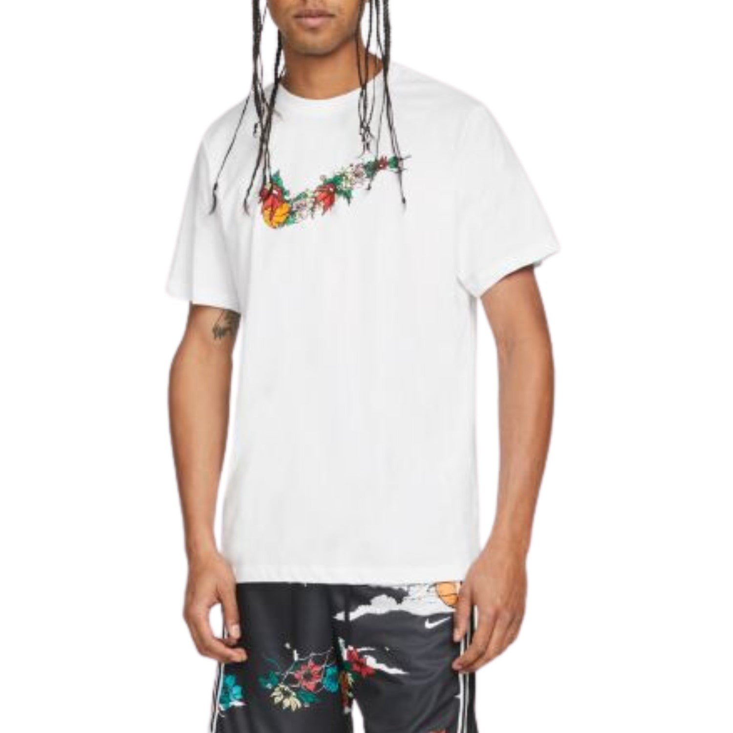 Nike Mens Floral Swoosh Tee Mens Style : Dv1214