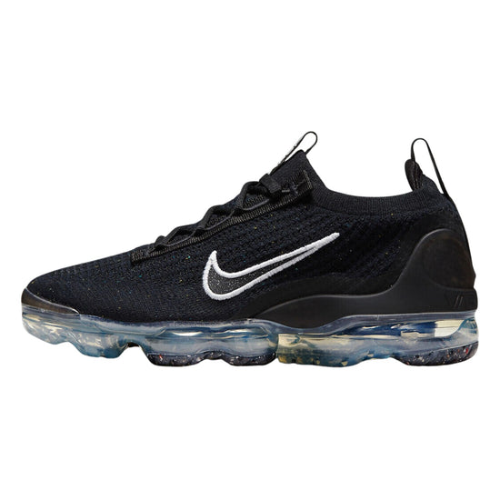 Nike Air VaporMax 2021 FK Black Metallic Silver (Women's)