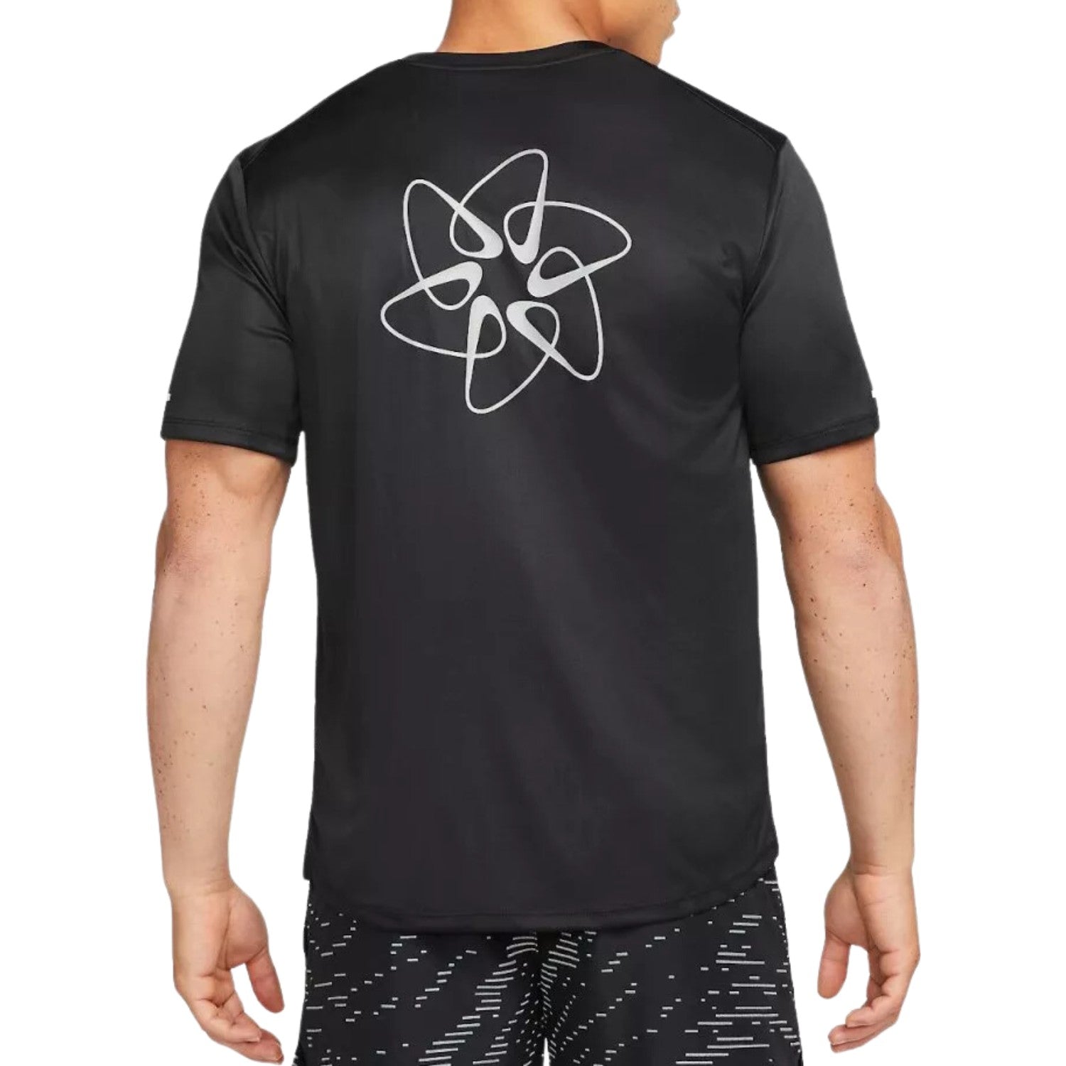 Nike Dri-fit Uv Run Division Miler Graphic Short Sleeves Tee Mens Style : Dm4711