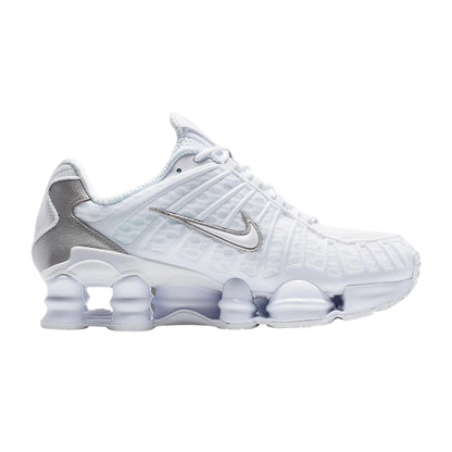 Nike Shox TL White Metallic Silver Max Orange (Women&