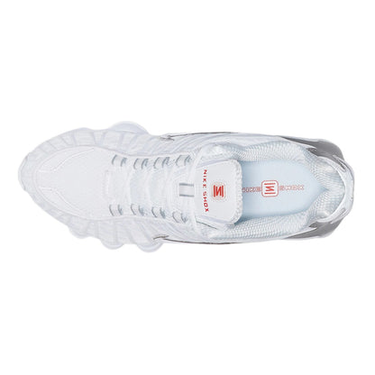 Nike Shox TL White Metallic Silver Max Orange (Women&