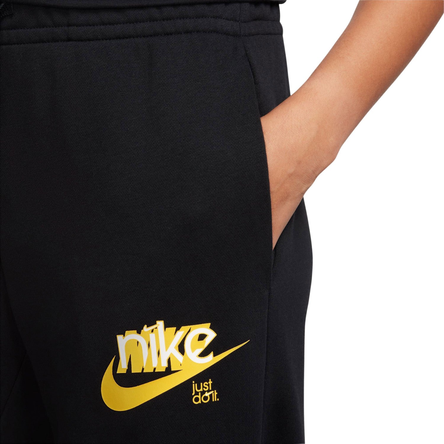 Nike Sportswear Club Fleece Women's Wide Leg Mid Rise Graphic French Terry Pants Womens Style : FN3634