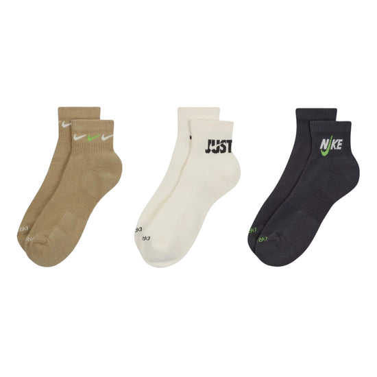 Nike Unisex Everyday Plus Cushioned Ankle Socks ( 3 Pairs ) Unisex Style : Dh3827