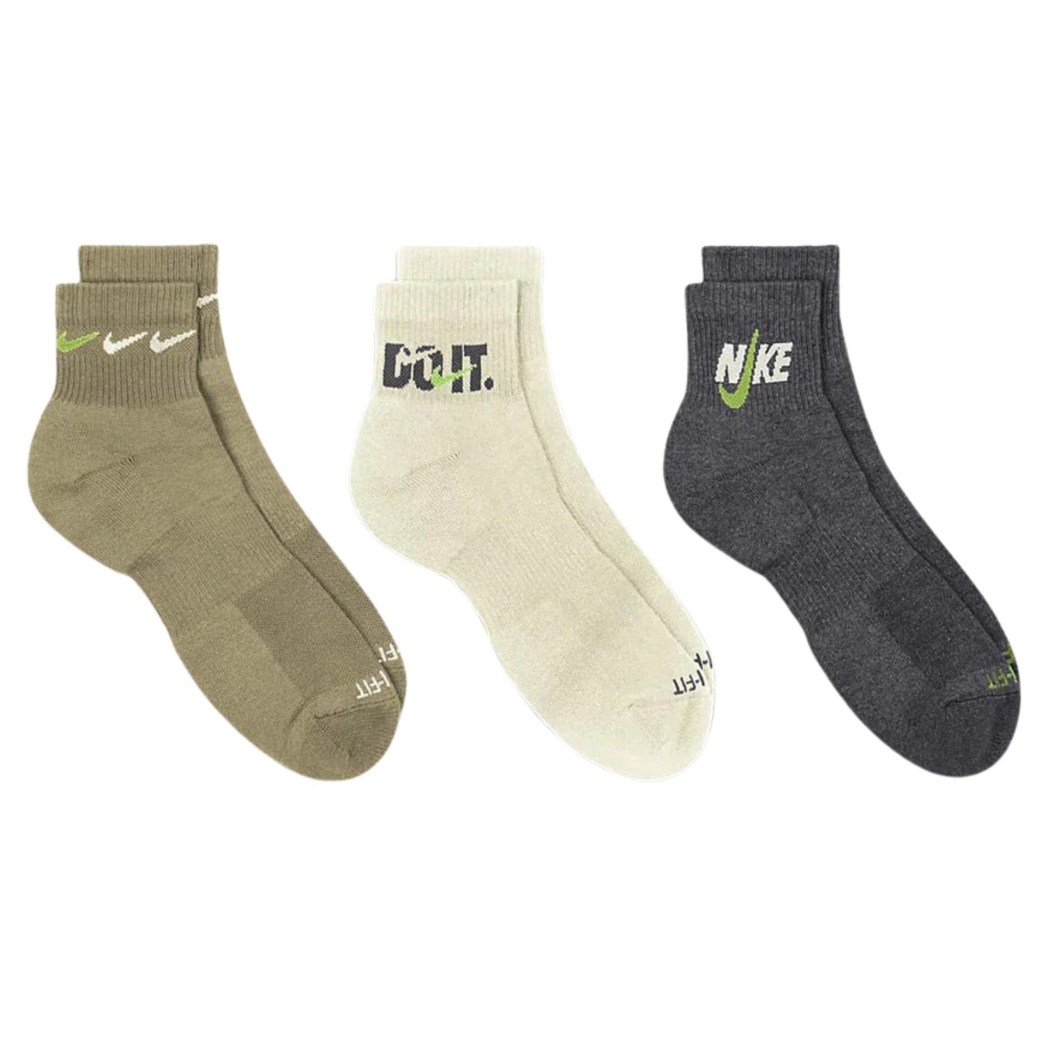 Nike Unisex Everyday Plus Cushioned Ankle Socks ( 3 Pairs ) Unisex Style : Dh3827
