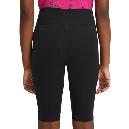 Nike Girls Tight Fit High Rise Short Length Shorts Big Kids Style : Da1243