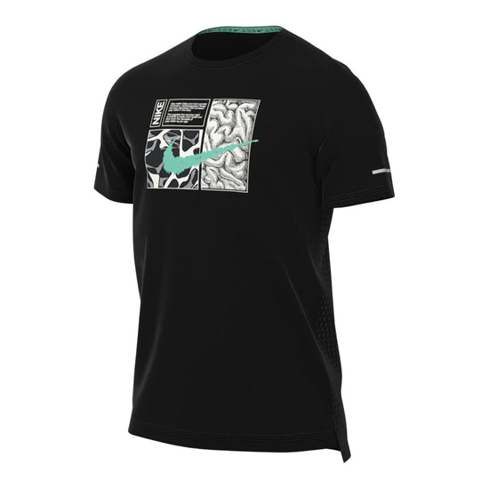 Nike Mens Dri-fit Miler Dye Short Sleeves Tee Mens Style : Dq6508